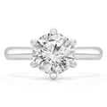 14K White Gold Round Diamond Solitaire Engagement Ring I526624