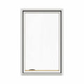 White Painted Clad Wood Left-Handed Casement Window with Mesh Screen B4212