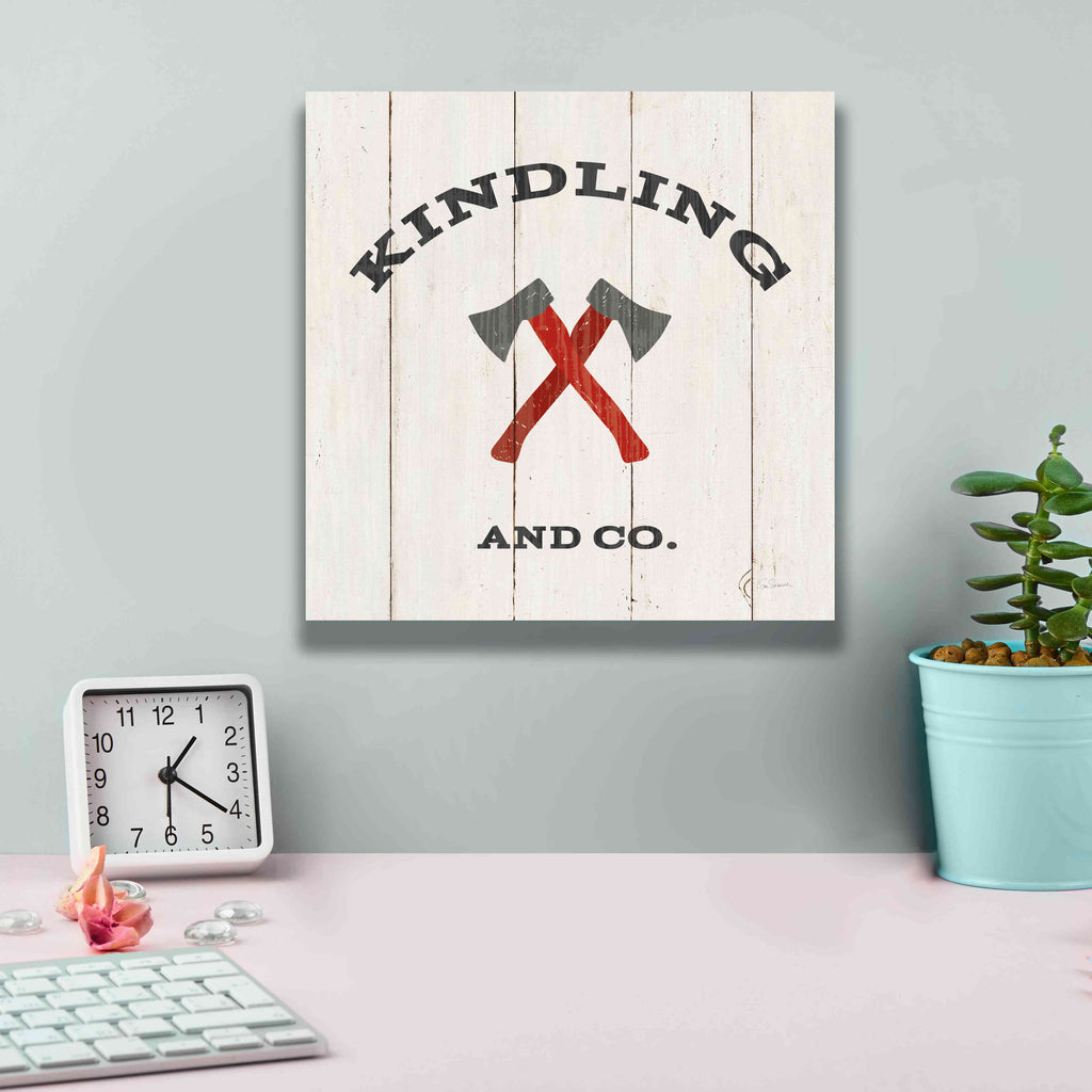 Cabin Life XI Neutral Giclee Canvas Wall Art, 12"x12" C92052