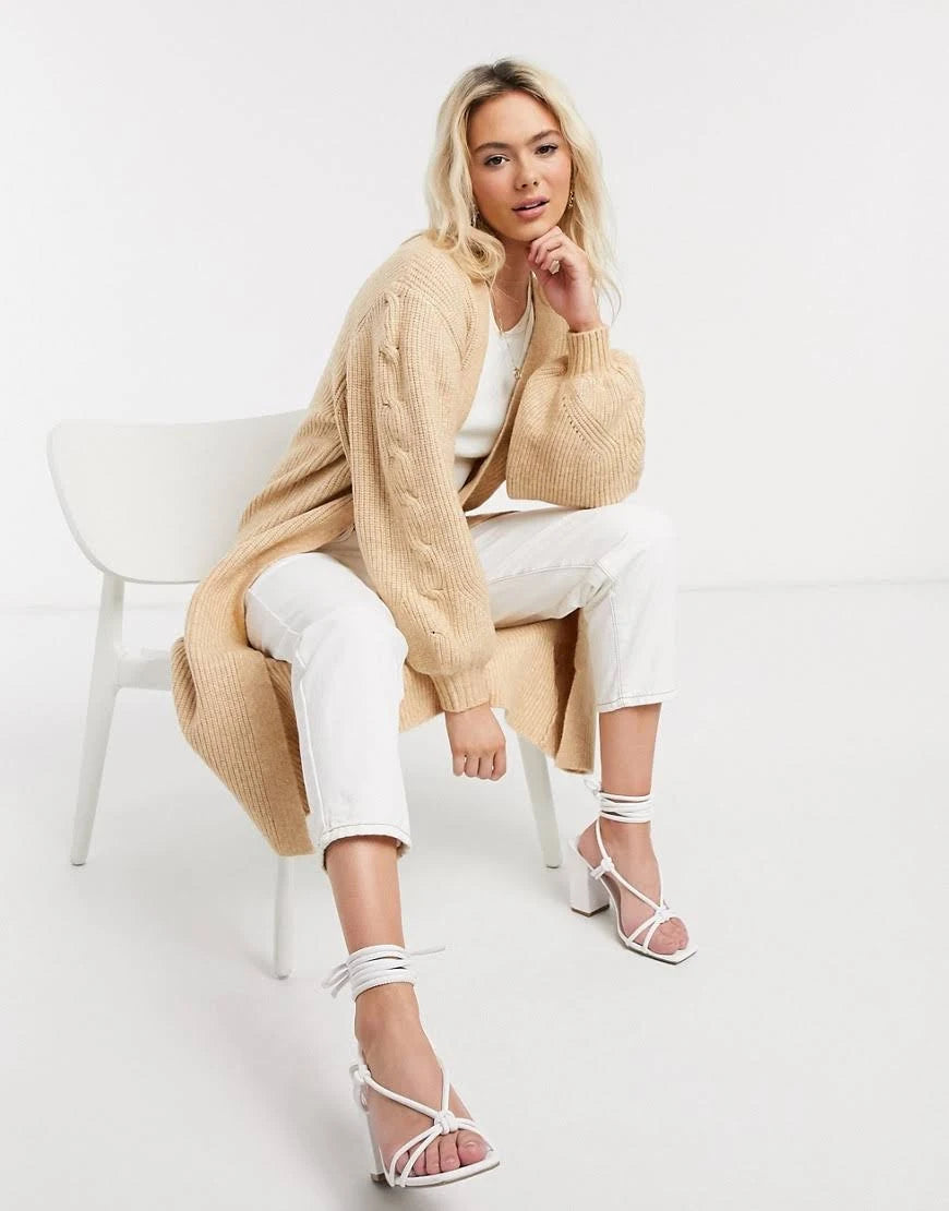 Neutral Maxi Cardigan P741514