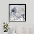 Black Floater Frame Painting on Canvas R4883