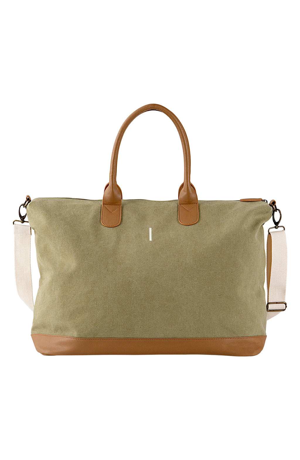 Green Washed Canvas Weekender X7172