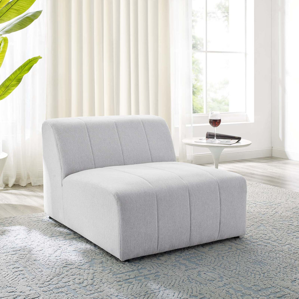Ivory White Fabric Sofa Chair C66859