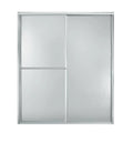 Sliding Framed Shower Door with Silver C14963