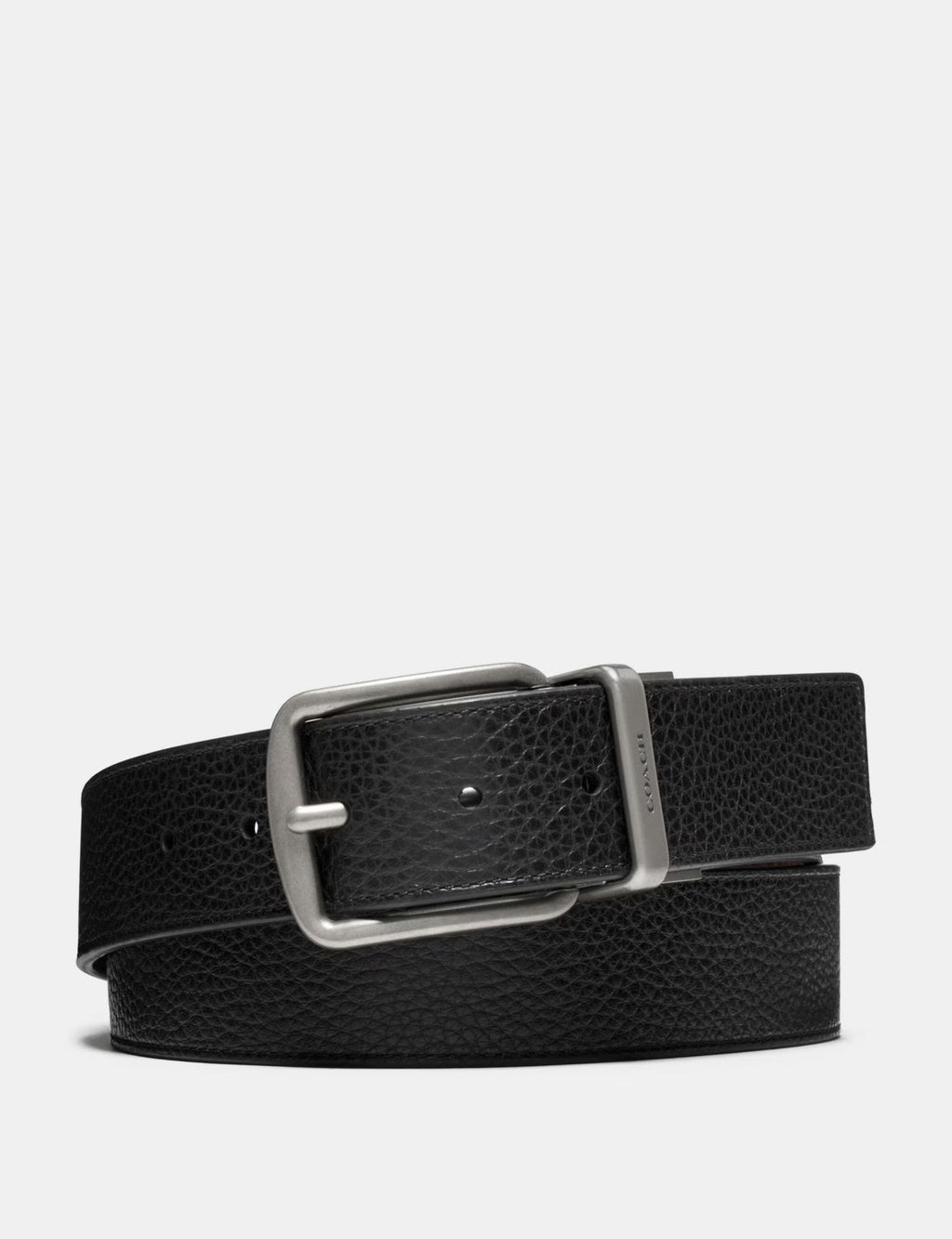 Black Pebble Leather Belt X36497
