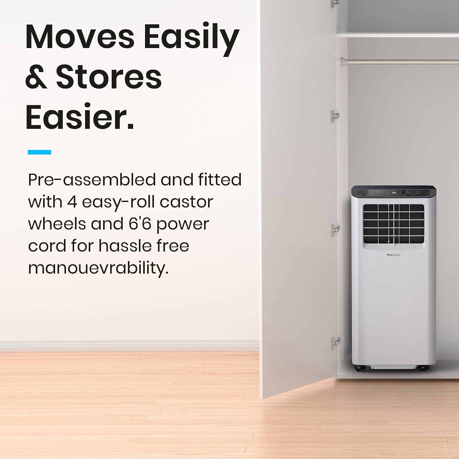 4 in 1 Portable Air Conditioning Unit with Fan, Dehumidifier, Window Venting Kit Y1271