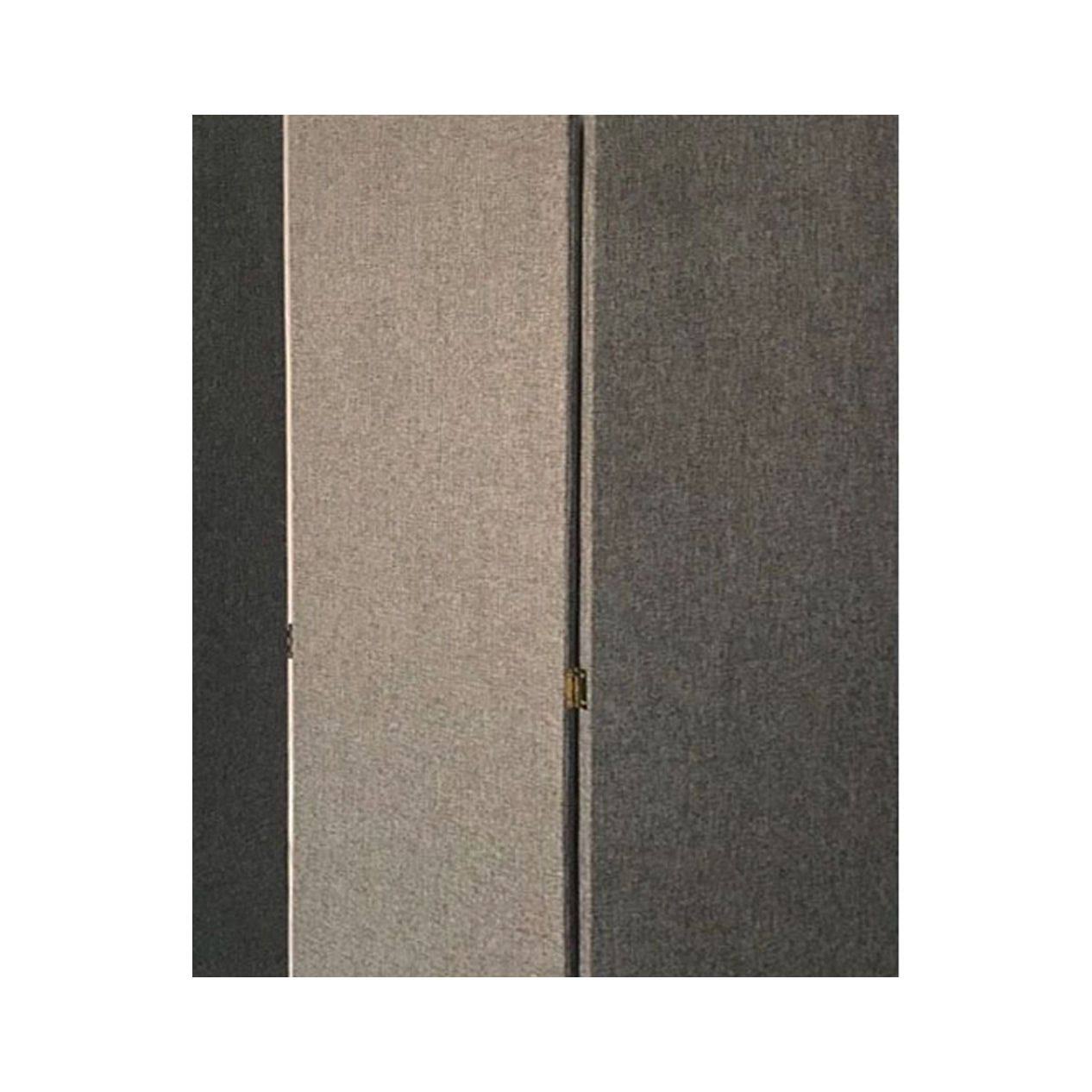 3 Panel Fabric Soho Screen - Grey F261427