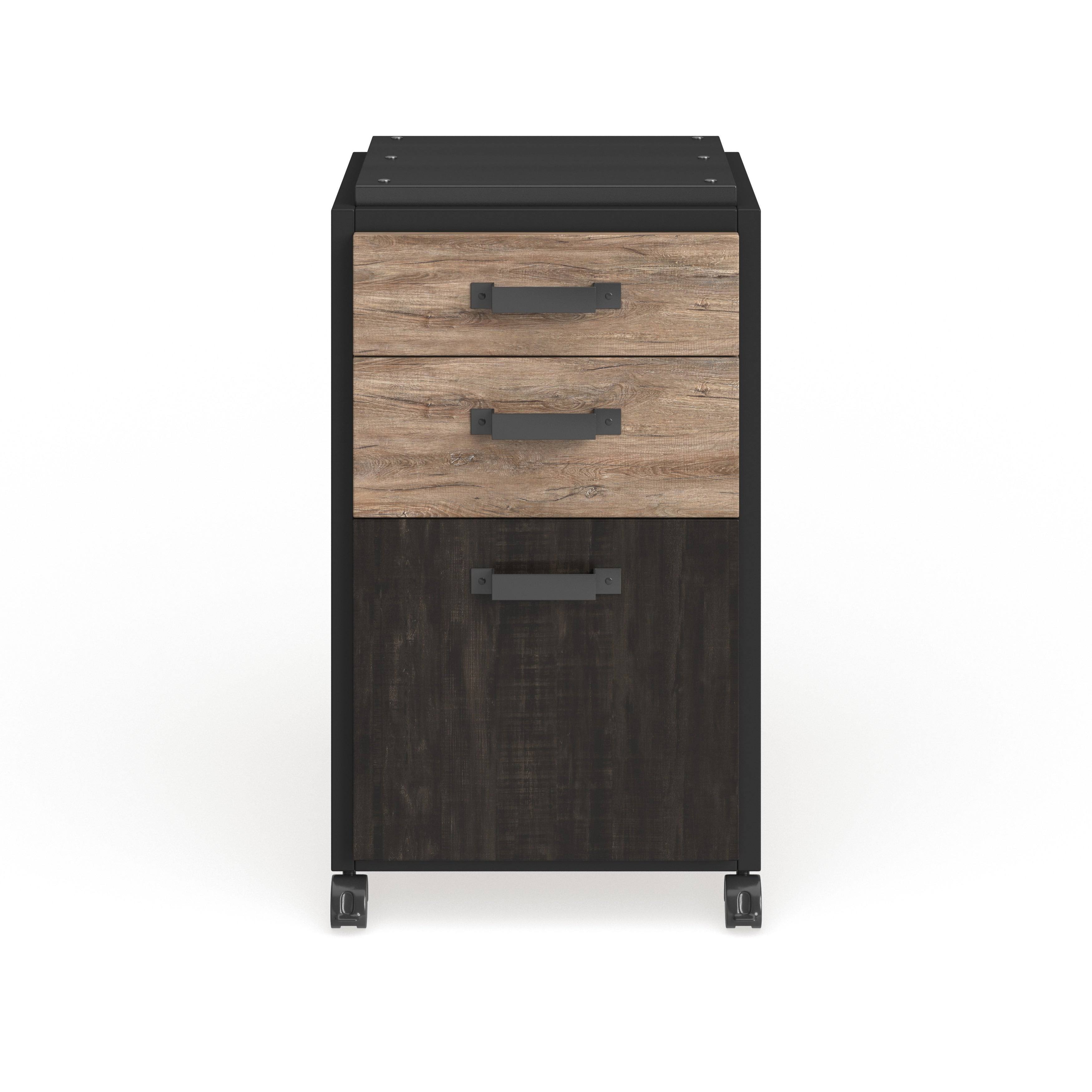 3 Drawer Mobile File Cabinet in Cottage White B486234