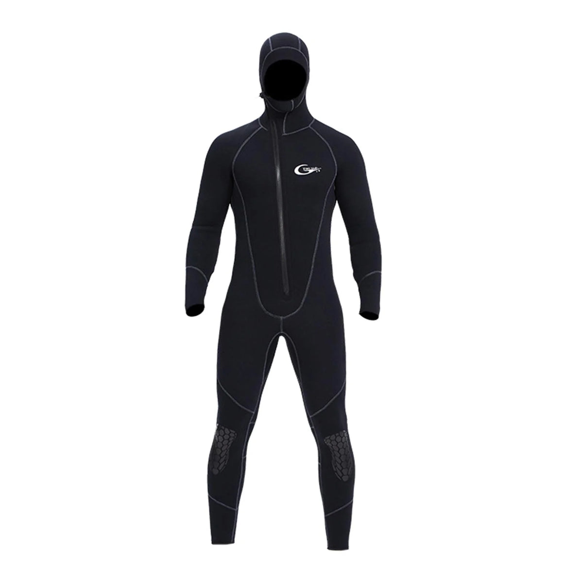 Mens 5mm Hooded Neoprene Scuba Diving Suit XL T389047