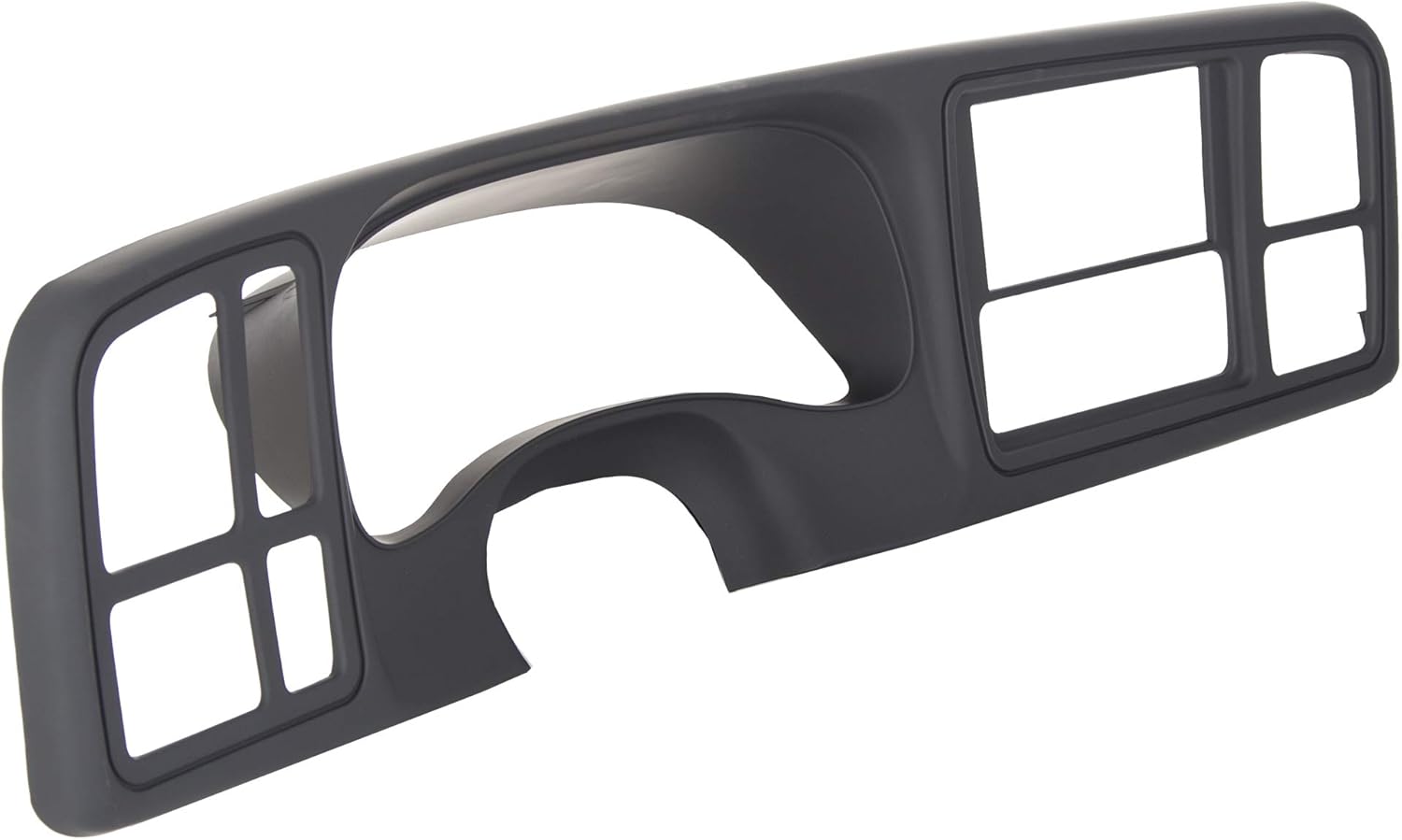Full-Size Double DIN ABS Plastic Matte Black Dash Kit Pack of 2 U541277