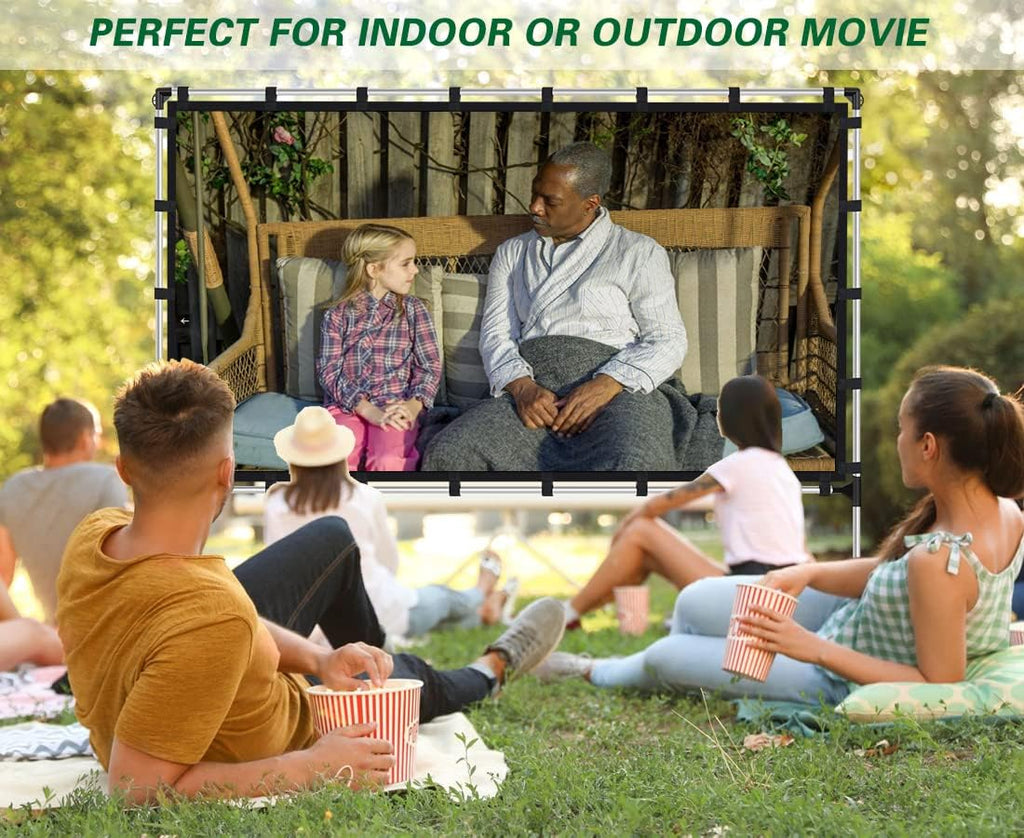 120 Inch Portable Projector Screen with Carry Bag A18045