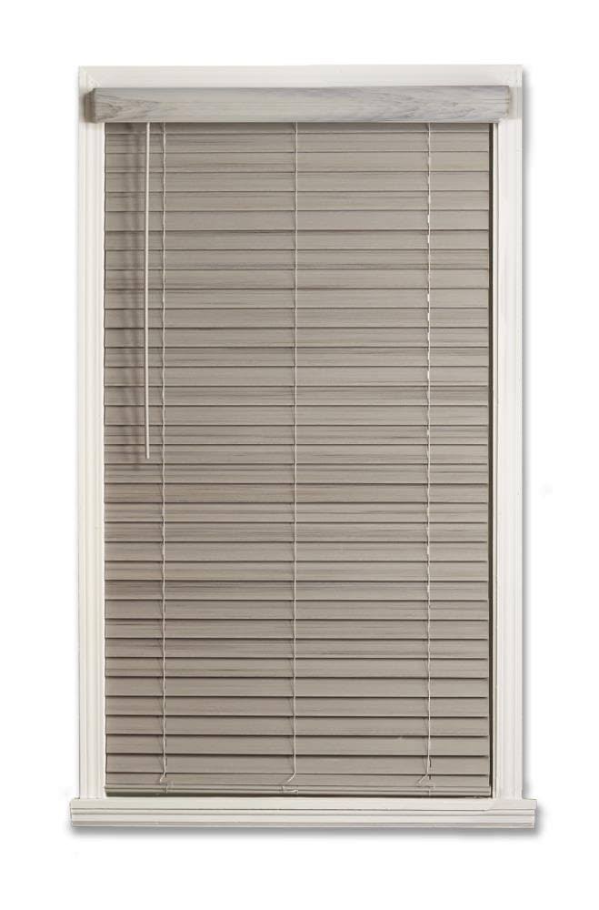 Cordless Faux Wood Room Darkening Horizontal Blind T5187
