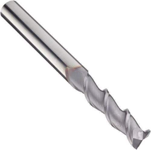 Carbide Square Nose End Mill, TiCN Finish, 2 Flutes, 4x22 Overall Length T679
