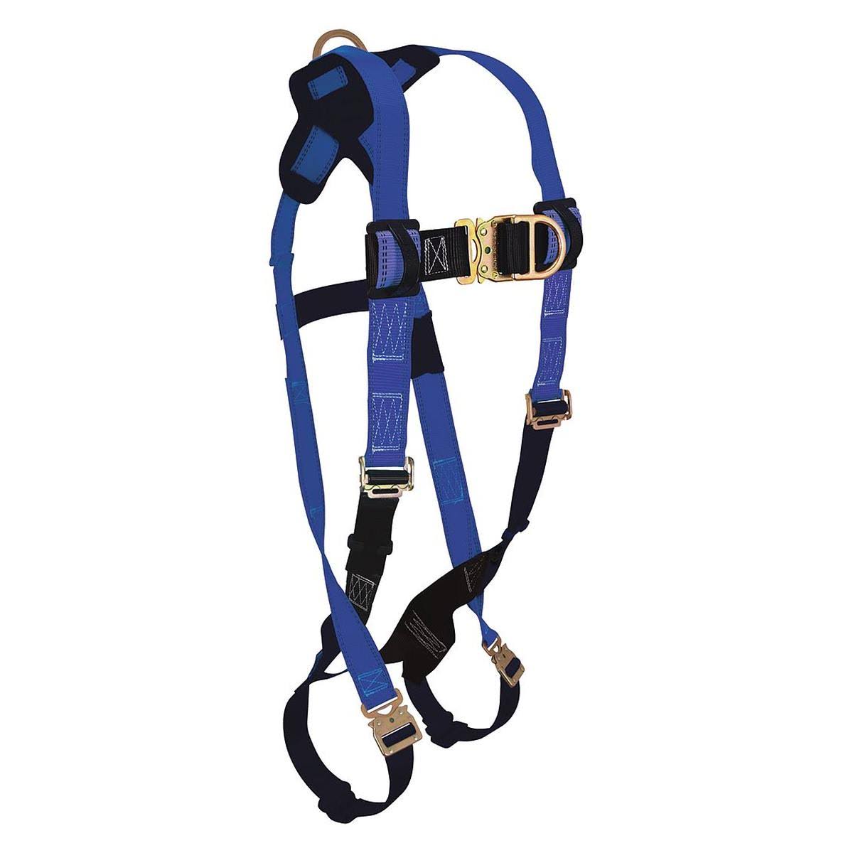 Full Body Harness, 425 lb, Black/Blue, XL K179077