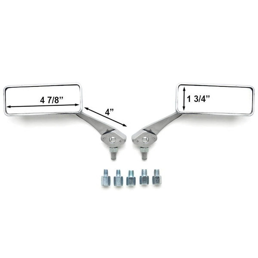 Chrome Pair Rear View Mirrors L24900