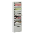 Steel Magazine Rack, 11-Pocket, Gray F319291