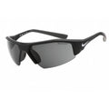 Dark Grey Wrap Unisex Sunglasses Z798960