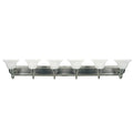 6-Light Satin Nickel Bath Light J654