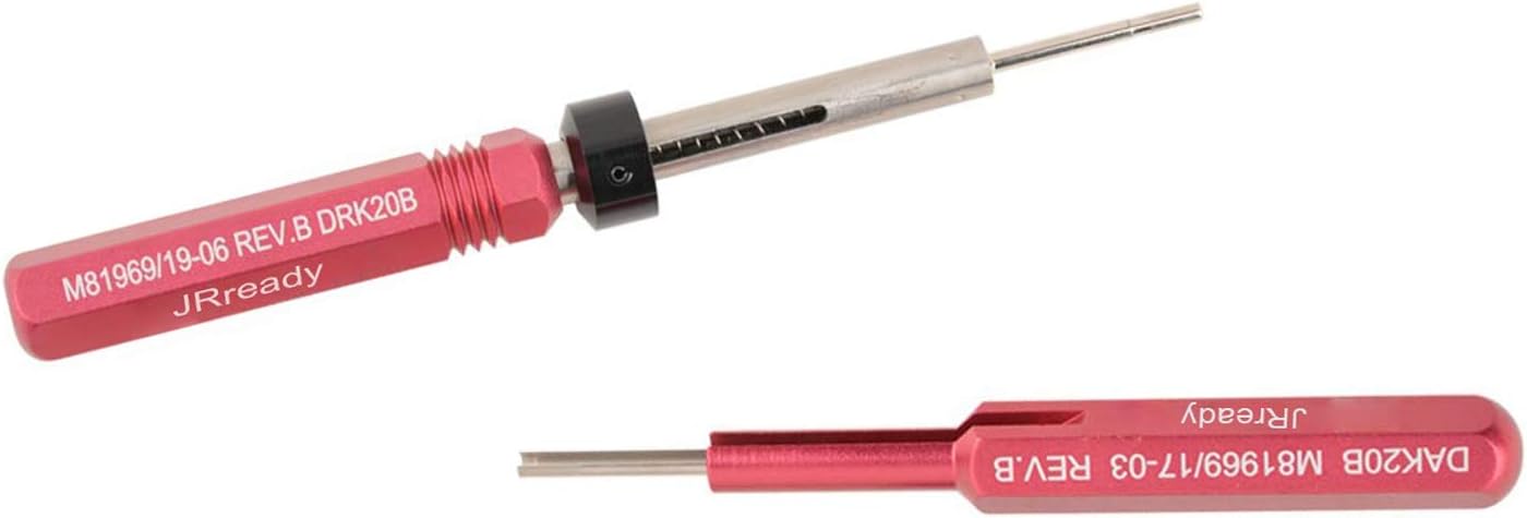 Installing Tool Removal Tool for Solid Contacts in Electronic Connector Pack of 2 N86920