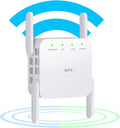 WiFi Extender Signal Booster, 1200Mbps, 2.4 & 5G, Ethernet Port, Pack of 2 O47766