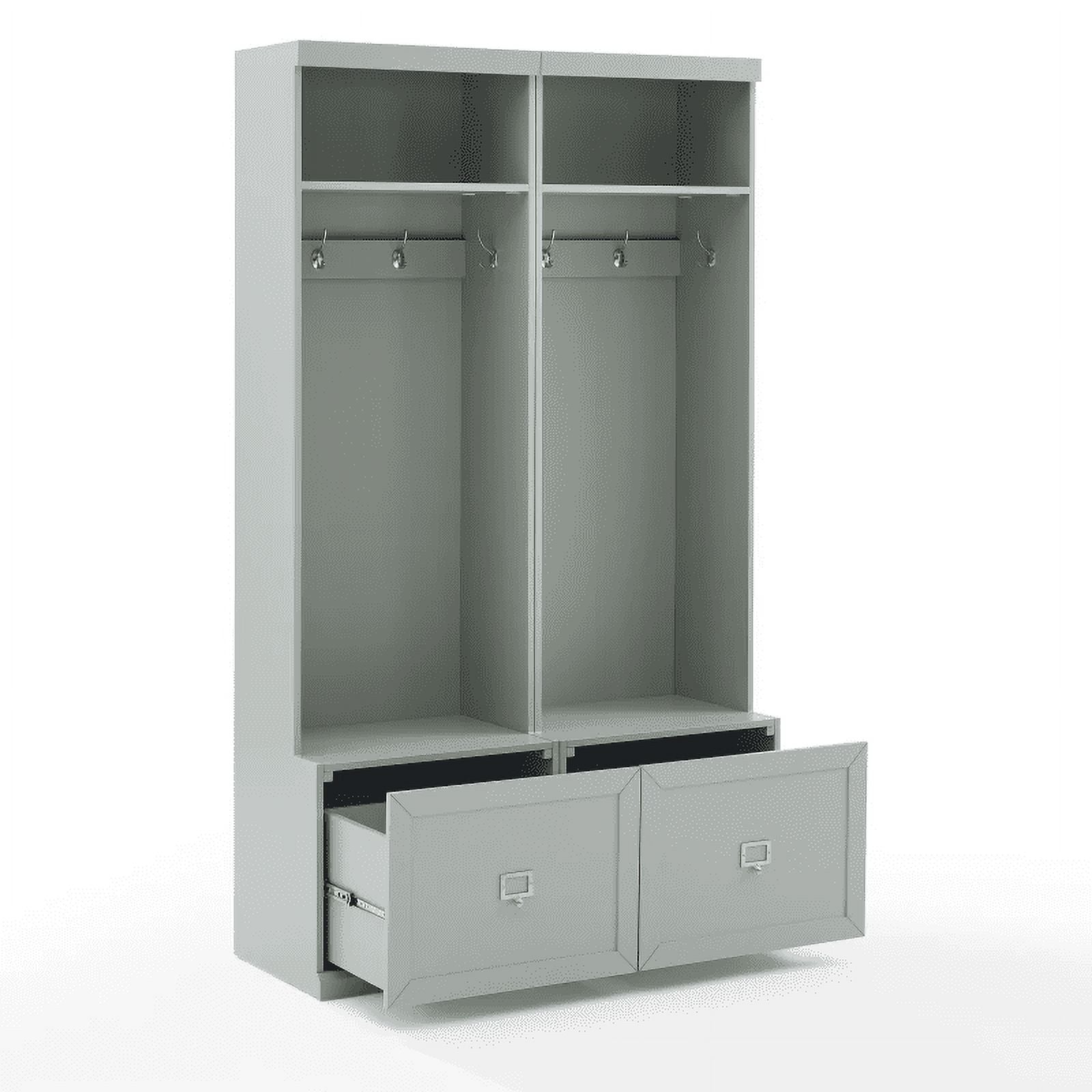 Gray Wood Hall Tree Set of 2 H53775