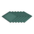 Dark Green 24 in. x 24 in. Eva Foam Interlocking Tile (24-Tile) K11963