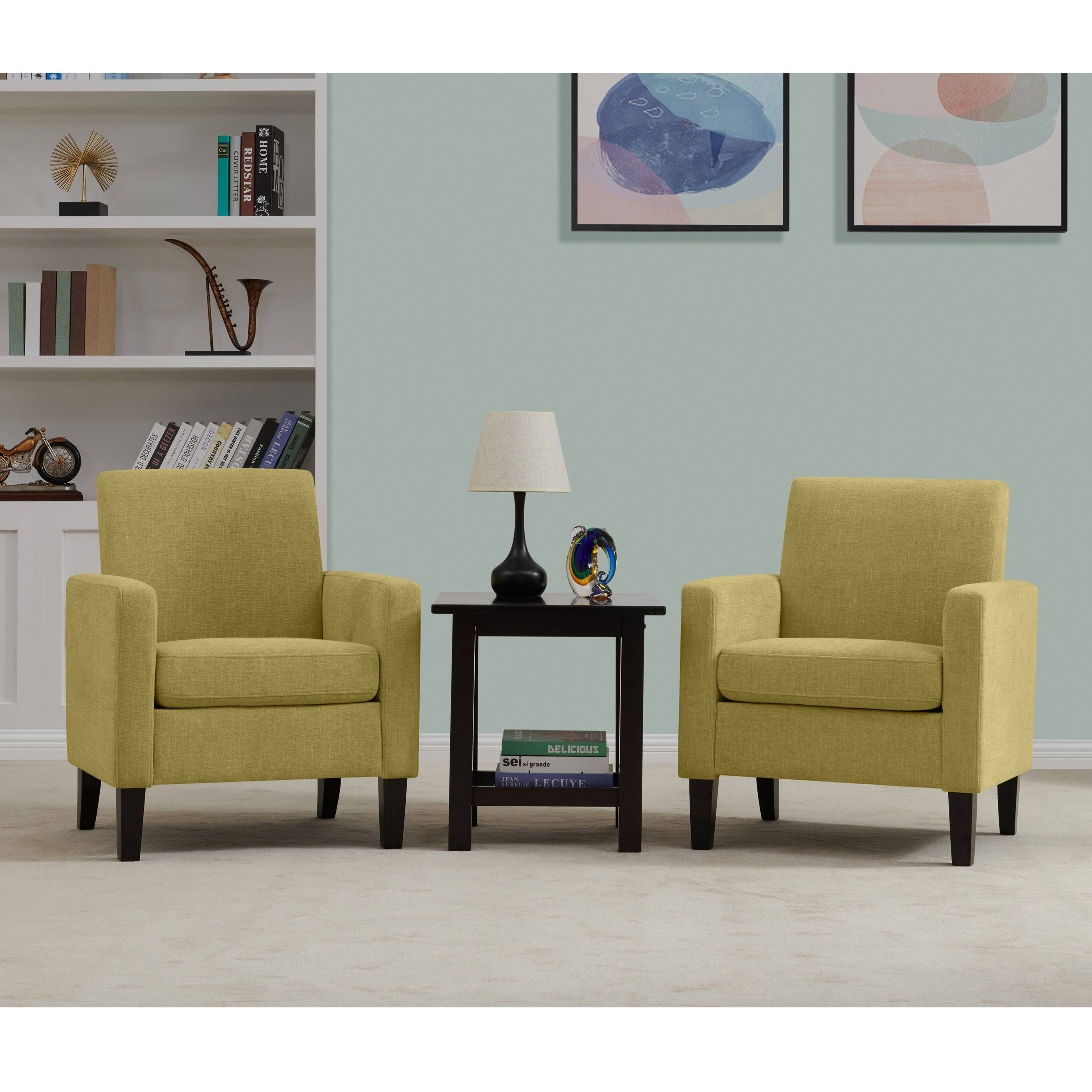 Pink Set of 2 Track Arm Chairs F742