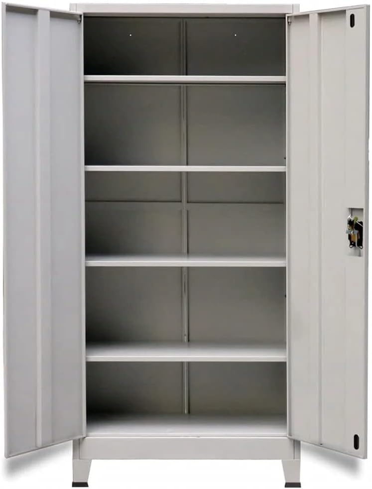 Metal Gray 4 Door File Cabinet R661346