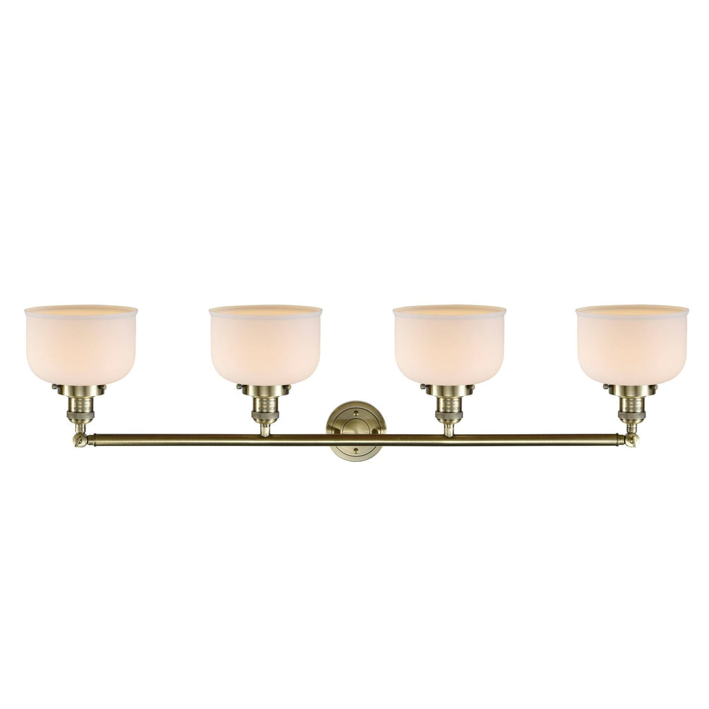 4 Light Large Bell 44 inch Adjustable Bathroom Fixture in Polished Nickel P43514