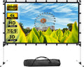 120 Inch Portable Projector Screen with Carry Bag A18045