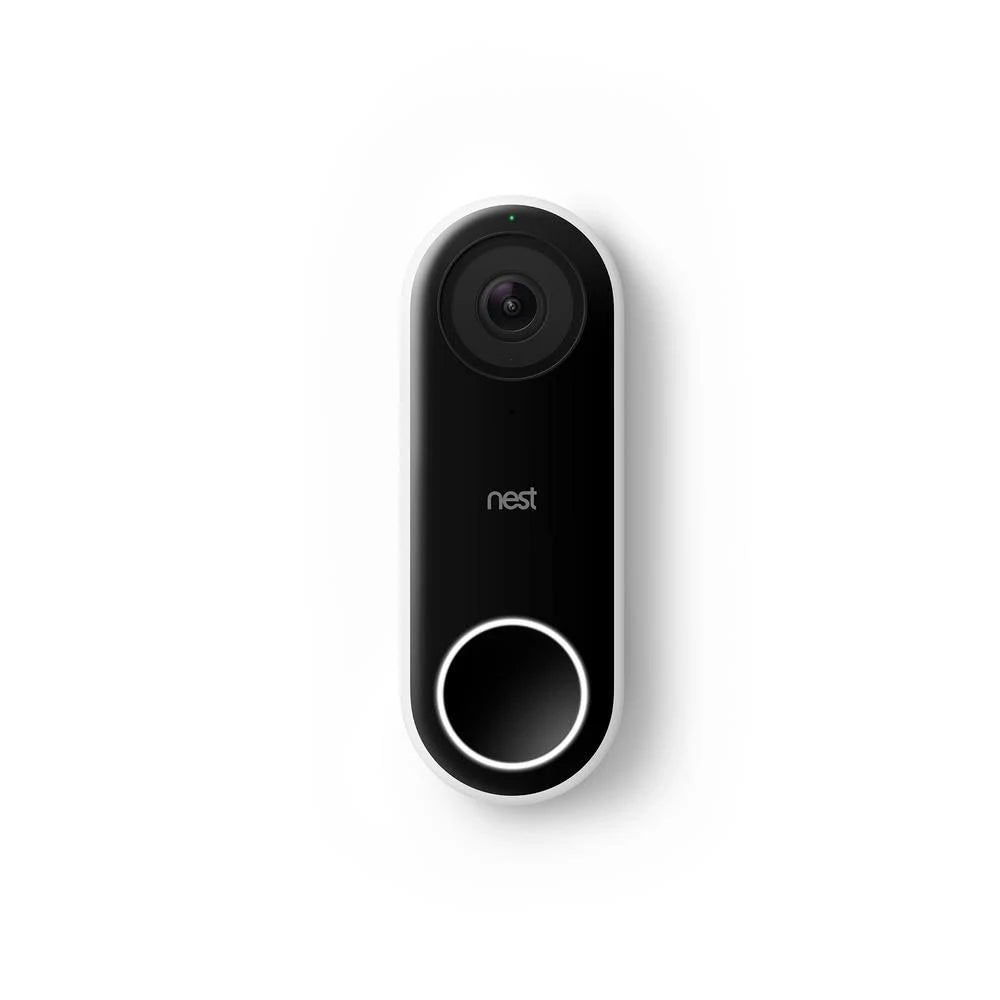 Video Doorbell and Lock in Polished Brass with Nest Connect O3836
