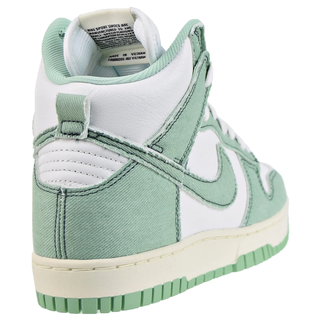 Enamel Green White High-Top Women's Shoes Z49344