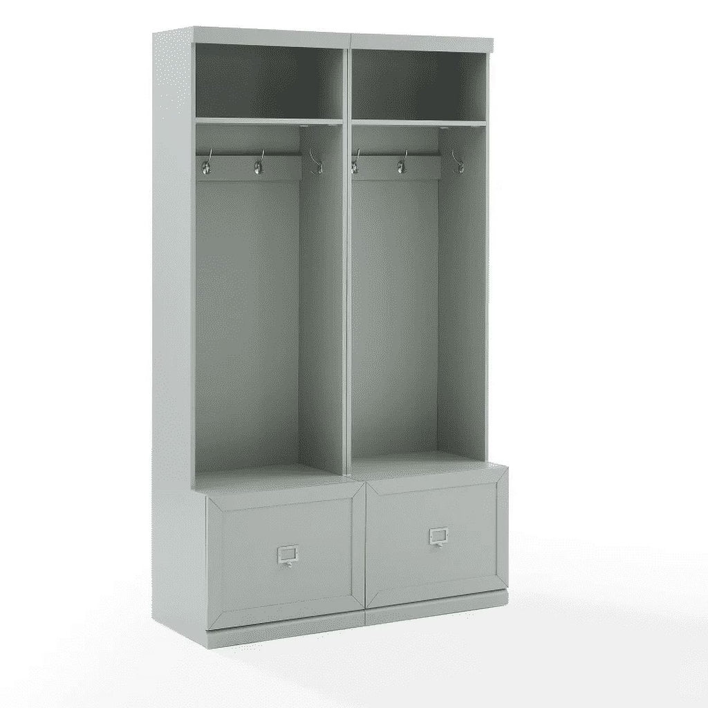 Gray Wood Hall Tree Set of 2 H53775