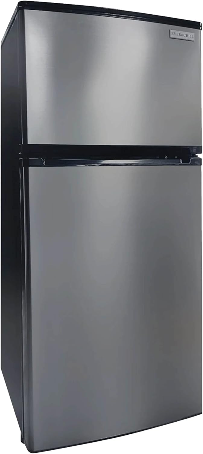 Stainless Steel 4.5 Cubic Foot 12 Volt RV Mini Refrigerator G185184