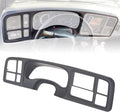 Full-Size Double DIN ABS Plastic Matte Black Dash Kit Pack of 2 U541277
