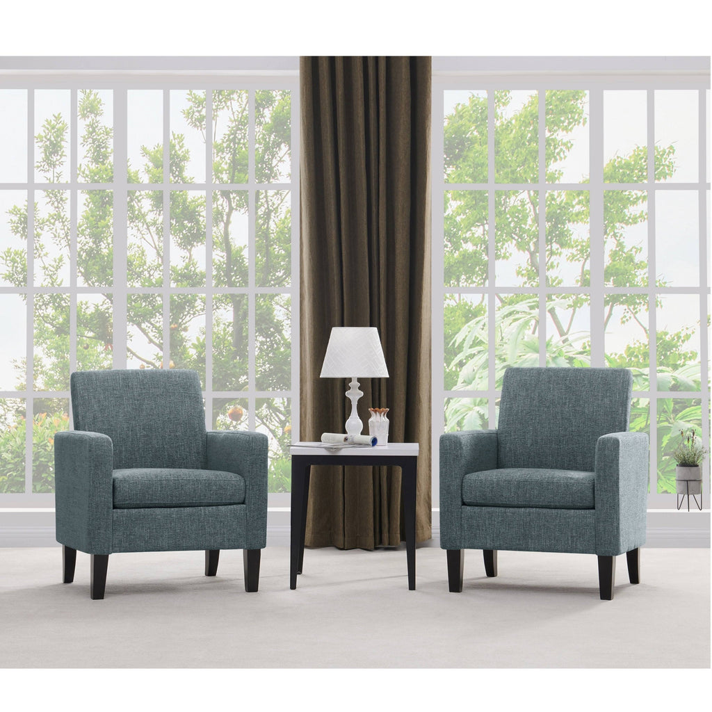 Pink Set of 2 Track Arm Chairs F742