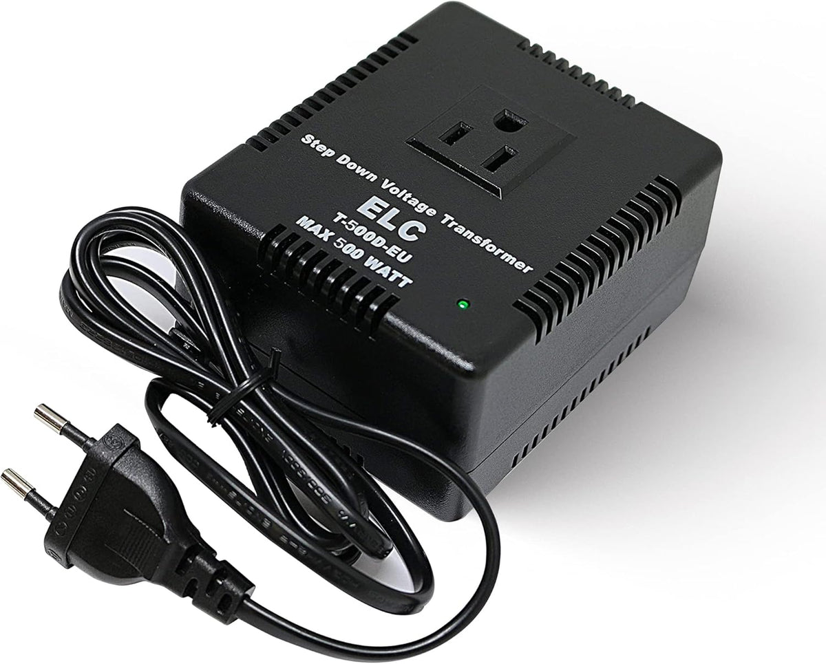 500 Watt Voltage Converter Transformer Heavy Duty Compact Step Down Travel Pack of 2 W375437