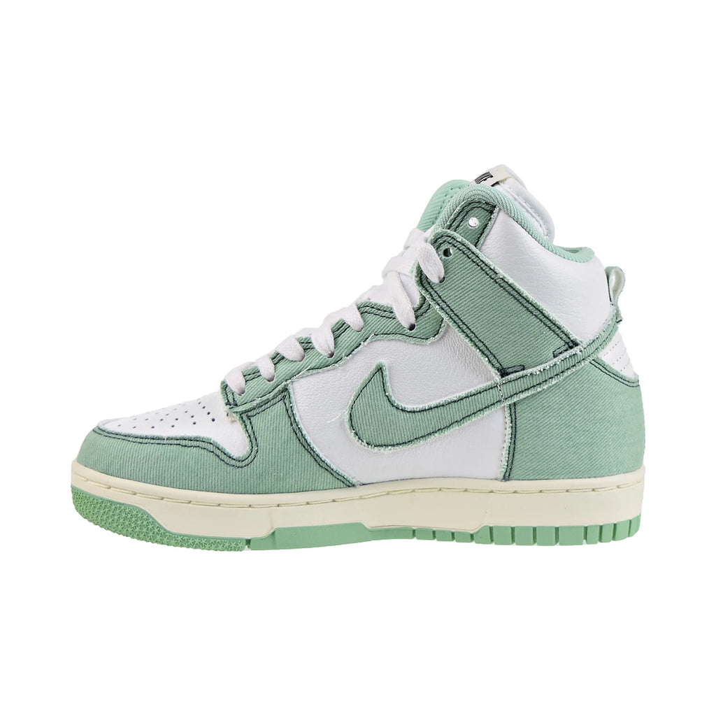 Enamel Green White High-Top Women's Shoes Z49344