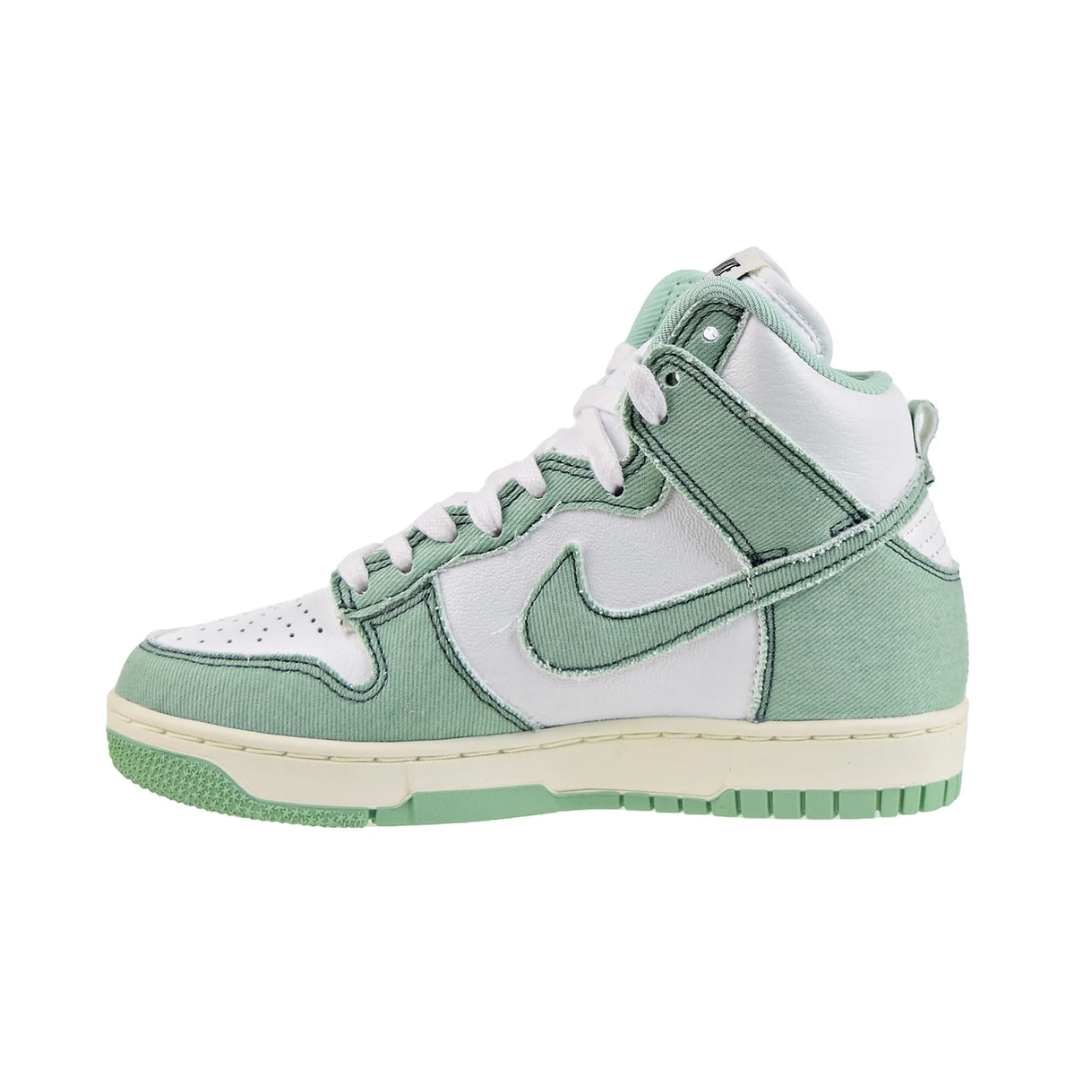 Enamel Green White High-Top Women's Shoes Z49344