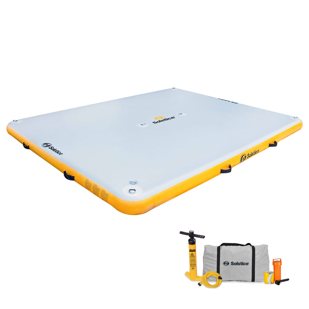 10’ X 10’ Inflatable Dock with Pump and Bag N86799