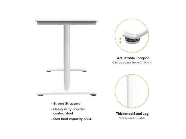 White Gaming Desk D13310