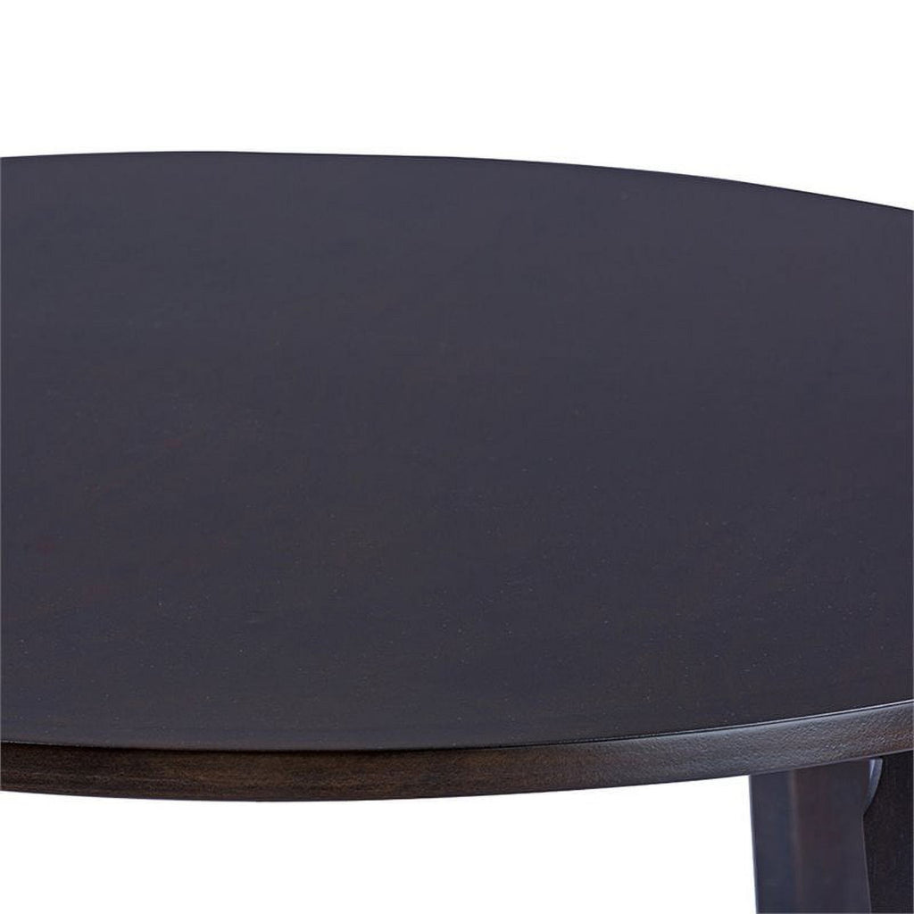 36" Round Dining Table in Dark Walnut W2065