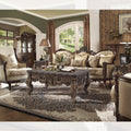 Carved Wood 3Pcs Sofa Set I589673