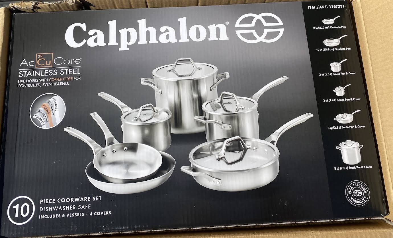 10-Piece Stainless Steel Cookware Set C4659