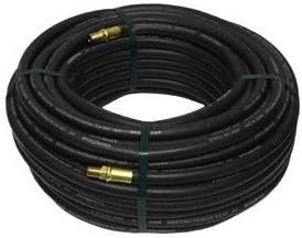 3/8in. x 100ft. Black Rubber Air Hose Pack of 2 E51657
