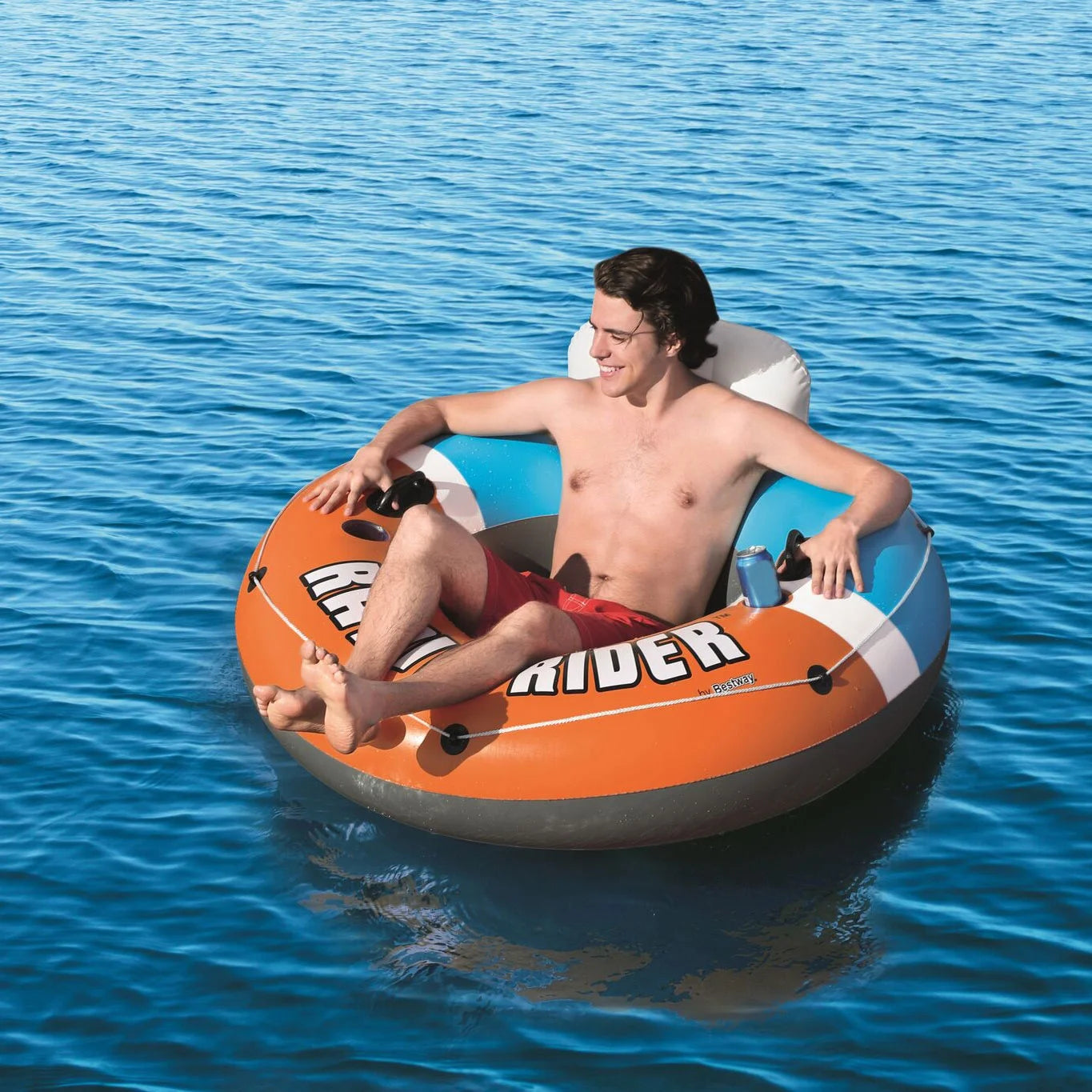 Orange Inflatable Pool Float (10 Pack) A442317
