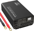 3000W Peak 6000W Pure Sine Wave Power Inverter DC 12V to AC 120V with 2 AC Outlets LCD Display O2096