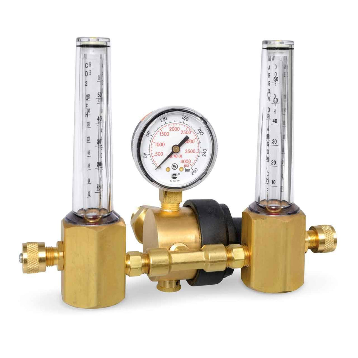 Regulator Flowmeter Dual Multi-Scale 50 PSI H315