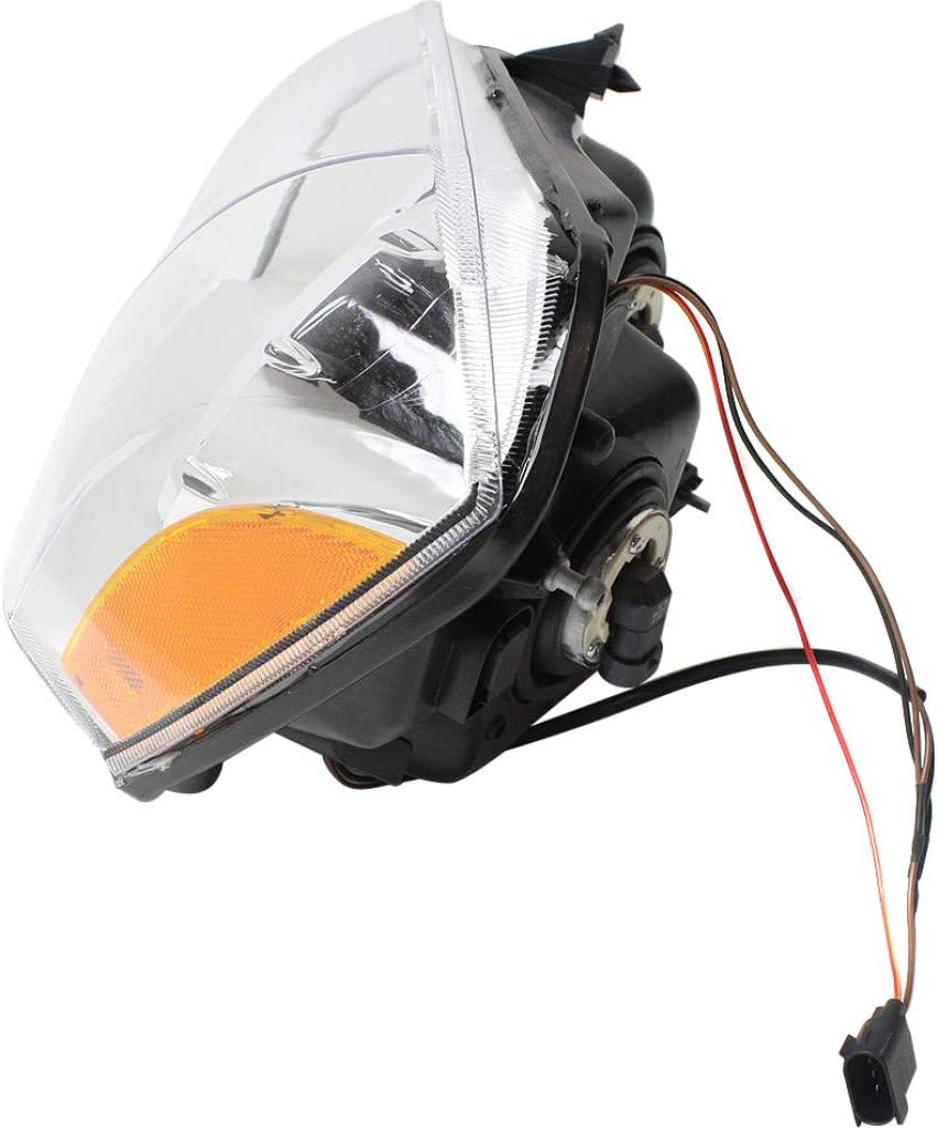Chrome Pair Headlight for Dodge Magnum 2005 2006 2007 with Bulbs Z8923