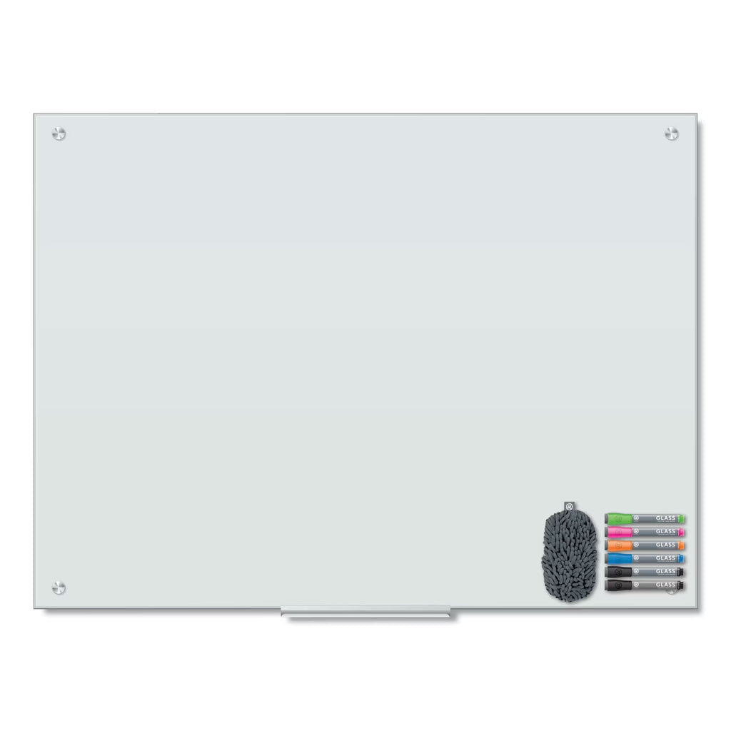 Magnetic Glass Dry Erase Board 48 x 36 White C290